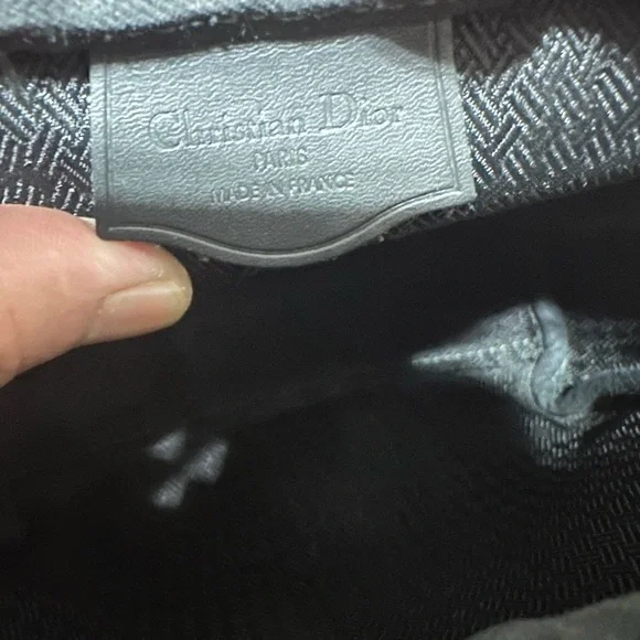 CHRISTIAN DIOR ❤️🌟1960s VINTAGE OBLIQUE CROSSBODY BAG⭐️ - Picture 8 of 9